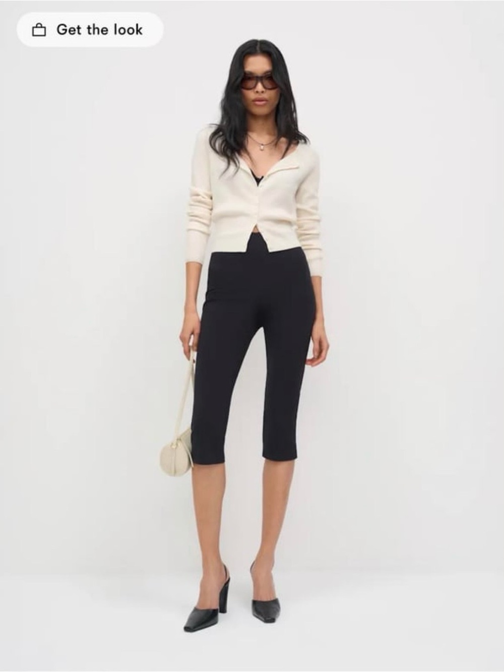 Reformation - Jill Cropped Knit Pant